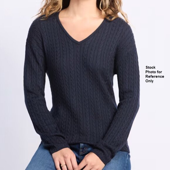 Love Ellie  Cosmo Lightweight Cable Sweater - Picture 1 of 4